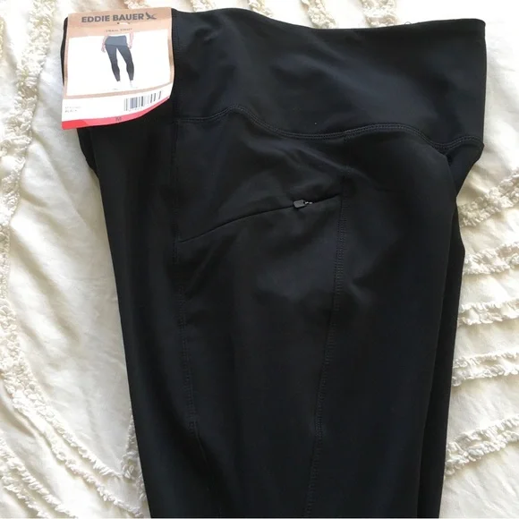 Eddie Bauer trail Black Women's Leggings M - Picture 8 of 8